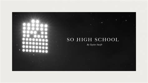 so high school lyrics|taylor swift lyrics high school.